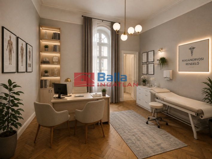 Eladó 49 m²-eslakásban kialakított iroda V. Kerület (Belváros) , Belgrád rakpart: 79'900'000 Ft