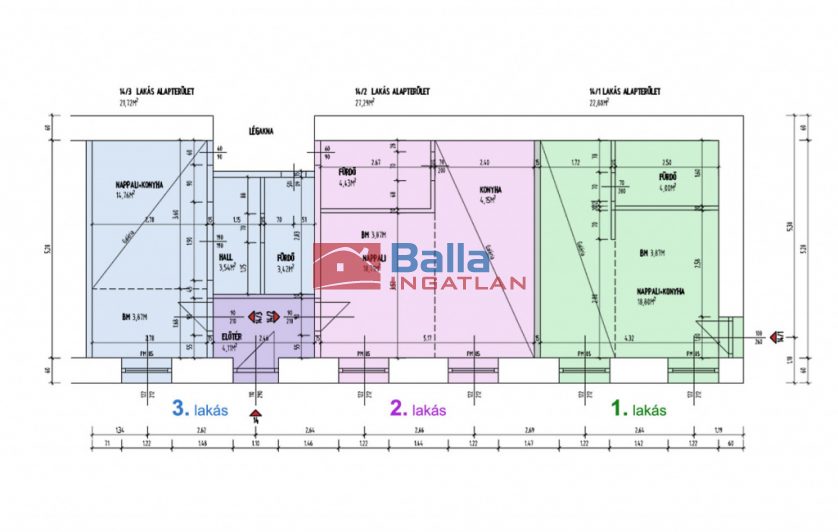 Eladó 22 m²-estársasházi lakás VI. Kerület (Terézváros) , Székely Bertalan utca közelében: 49'300'000 Ft