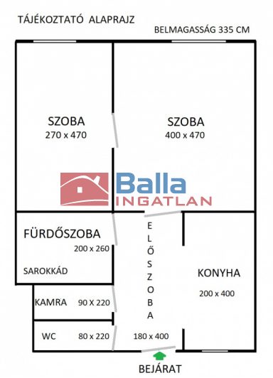 Eladó 53 m²-estársasházi lakás VIII. Kerület (Kálvária tér) , Kálvária utca: 48'400'000 Ft