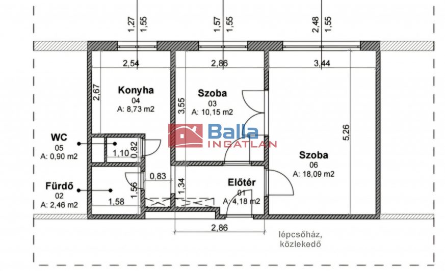 Eladó 48 m²-estársasházi lakás XI. Kerület (Albertfalva) , Albertfalván: 82'000'000 Ft