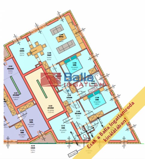 Eladó 116 m²-estársasházi lakás XV. Kerület (Rákospalota) , WYSOCKI utca: 139'000'000 Ft