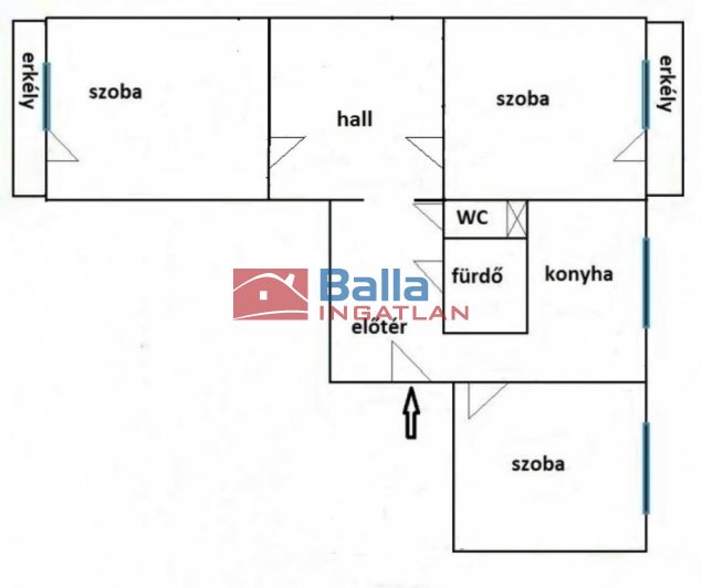 Eladó 70 m²-estársasházi lakás XV. Kerület (Újpalota) , Páskomliget utca: 65'000'000 Ft