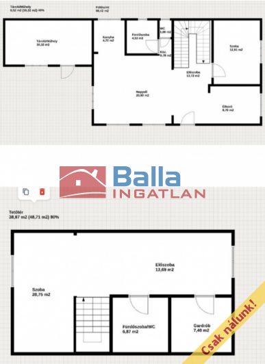 Eladó 112 m²-escsaládi ház XVII. Kerület (Rákoscsaba) , Lember u környéke utca: 142'000'000 Ft