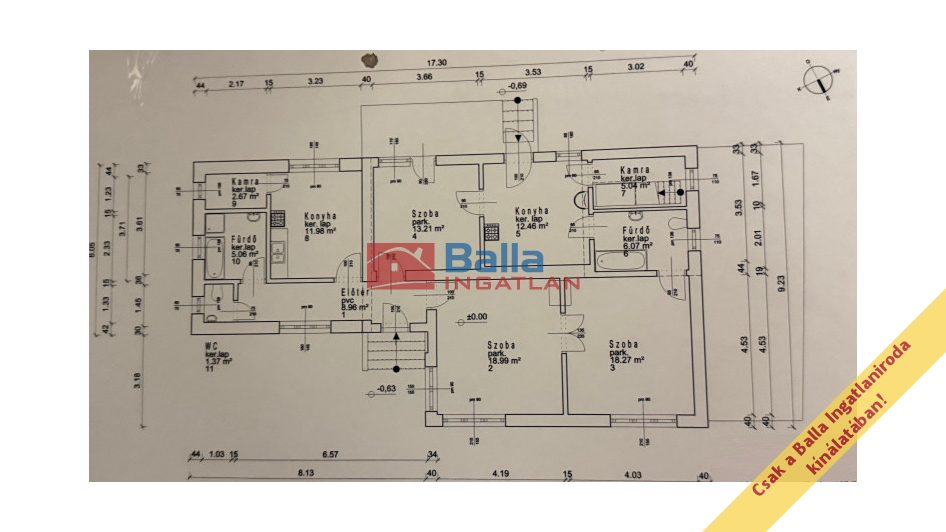 XVII. Kerület (Rákoshegy) - Báthory utca:  104 m&sup2;-es családi ház   (129'000'000 ,- Ft)