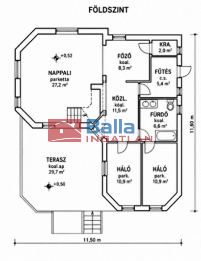 Eladó 141 m²-escsaládi ház XVII. Kerület (Rákoskert) , Sáránd u közeli utca: 199'000'000 Ft