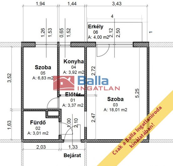 Eladó 37 m²-estársasházi lakás XVIII. Kerület (Havanna-lakótelep) , Havanna utca: 40'900'000 Ft
