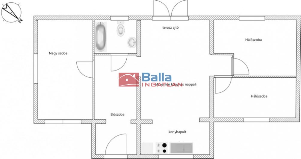 Eladó 75 m²-escsaládi ház Érd, Fátyolvirág utca: 89'600'000 Ft