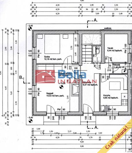 Eladó 103 m²-escsaládi ház Érd (Parkváros) , Aradi és Kassai utca között utca: 60'000'000 Ft
