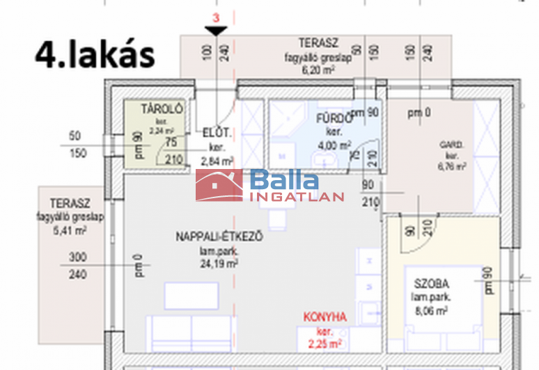 Eladó 50 m²-estársasházi lakás Halászi, Géza fejedelem utca: 53'600'000 Ft