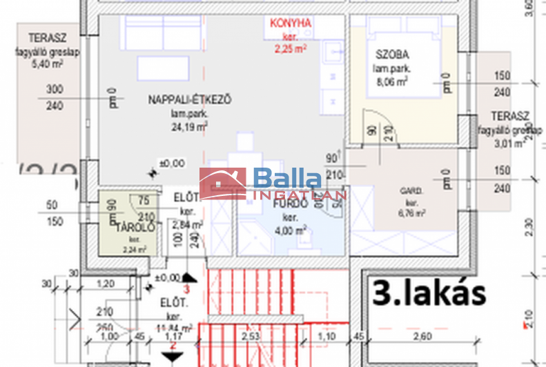 Eladó 50 m²-estársasházi lakás Hatvan, Géza fejedelem utca: 53'600'000 Ft
