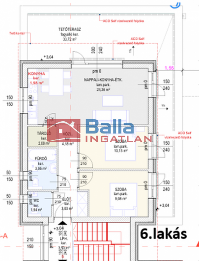 Eladó 60 m²-estársasházi lakás Hatvan, Géza fejedelem utca: 68'900'000 Ft