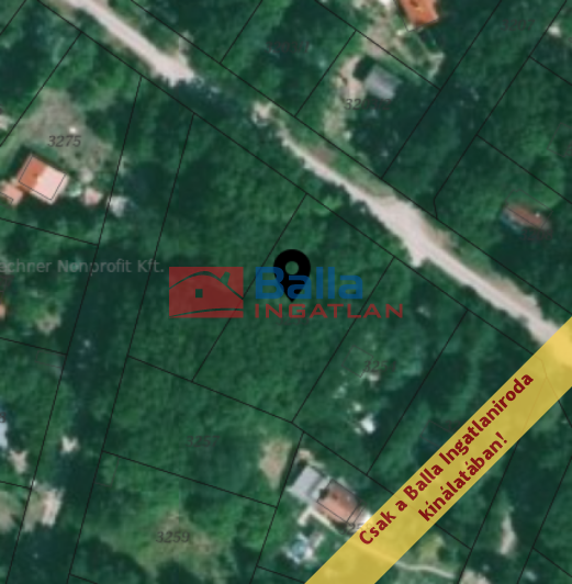Eladó 979 m²-estelek Kismaros, Héja utca: 23'000'000 Ft