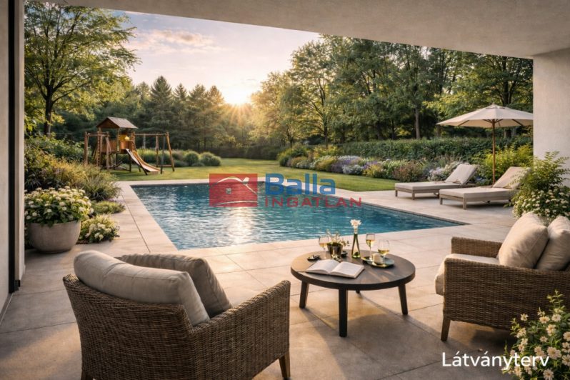 Eladó 190 m²-escsaládi ház Szada, zöldövezet utca: 235'000'000 Ft