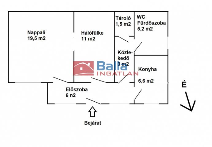 XV. Kerület (Rákospalota) - Galgó utca:  53 m²-es családi ház   (59'500'000 ,- Ft)