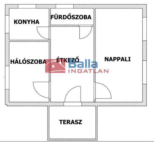 XVII. Kerület (Rákoscsaba) - Péceli út:  66 m²-es családi ház   (49'900'000 ,- Ft)