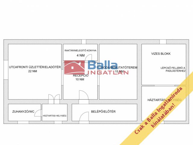 XVII. Kerület (Rákoscsaba) - Pesti út:  76 m²-es családi ház   (89'000'000 ,- Ft)