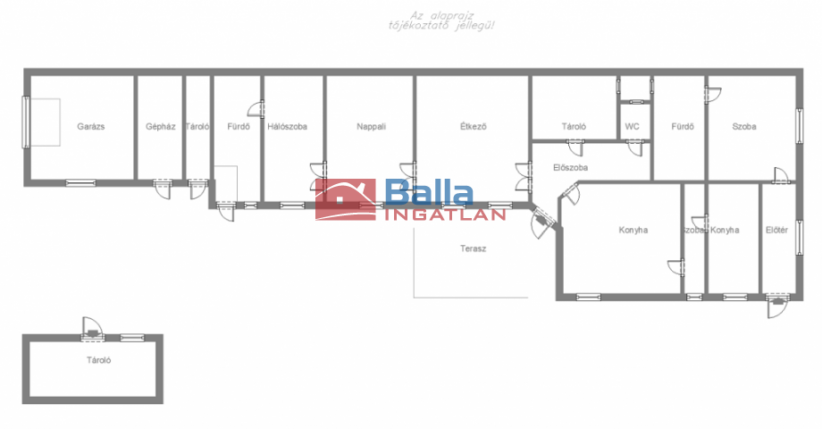 XX. Kerület (Központ) - templom közeli utca:  200 m²-es családi ház   (99'000'000 ,- Ft)