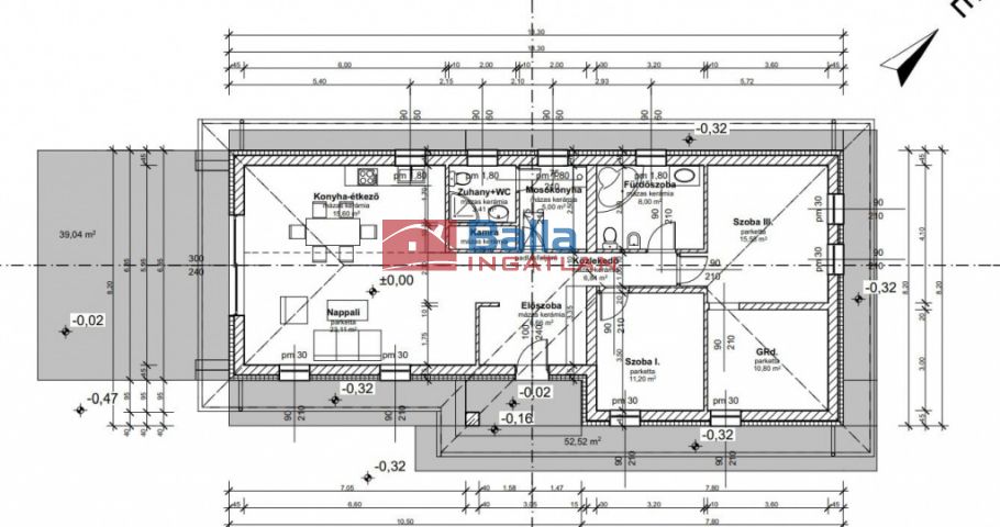 Diósd - kerecsen utca:  139 m²-es családi ház   (129'900'000 ,- Ft)