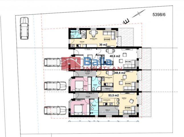 Tiszakécske - Fürdő utca:  49 m²-es családi ház   (45'000'000 ,- Ft)