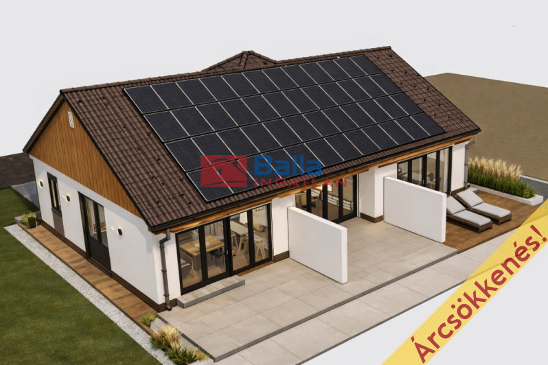 Tiszakécske - Fürdő utca:  44 m&sup2;-es családi ház   (37'500'000 ,- Ft)