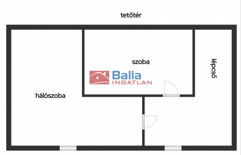 Dunaharaszti - Petőfi telep:  40 m&sup2;-es házrész   (250'000 ,- Ft)