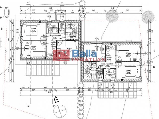 XXII. Kerület (Budatétény) - Karély utca közelében utca:  95 m²-es ikerház   (120'000'000 ,- Ft)