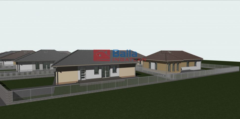 Kiskunlacháza - Hársfa utca:  100 m²-es ikerház   (75'000'000 ,- Ft)