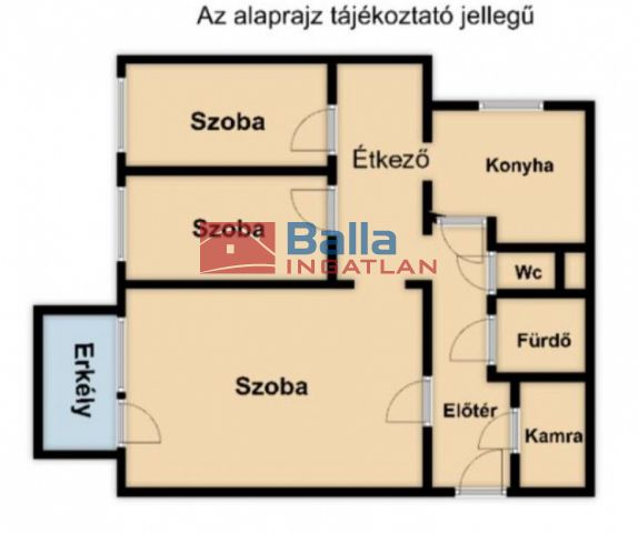 IV. Kerület (Újpest) - Aradi utca:  71 m²-es társasházi lakás   (77'900'000 ,- Ft)