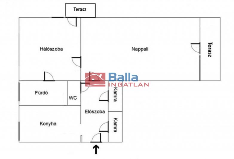 IX. Kerület (József Attila ltp.) - Börzsöny utca:  54 m&sup2;-es társasházi lakás   (78'900'000 ,- Ft)