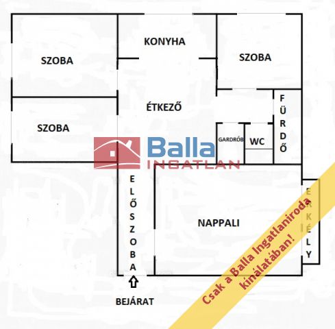 IX. Kerület (Középső Ferencváros (Rehabilitációs terület)) - Drégely utca:  77 m²-es társasházi lakás   (65'800'000 ,- Ft)