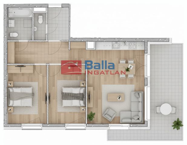 VIII. Kerület (Századosnegyed) - Százados út:  68 m²-es társasházi lakás   (133'760'000 ,- Ft)