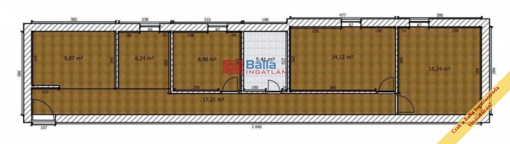 XIII. Kerület (Angyalföld) - Forgách utca:  81 m²-es társasházi lakás   (34'900'000 ,- Ft)