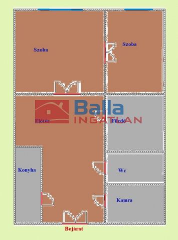 XIII. Kerület (Újlipótváros) - Csanády utca:  63 m²-es társasházi lakás   (250'000 ,- Ft)