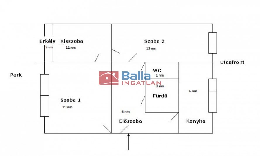 XV. Kerület (Újpalota) - Erdőkerülő utca:  69 m&sup2;-es társasházi lakás   (76'900'000 ,- Ft)
