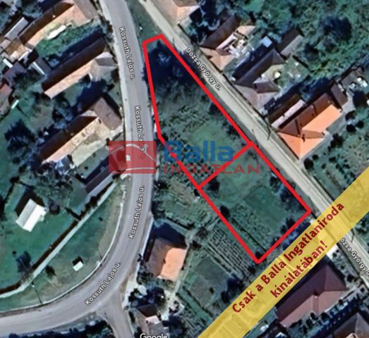 Kisnémedi - Dózsa György utca:  1400 m²-es telek   (16'300'000 ,- Ft)