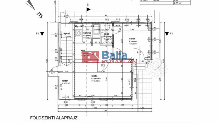 Velence - Számozott utca:  34 m²-es üdülő   (30'900'000 ,- Ft)