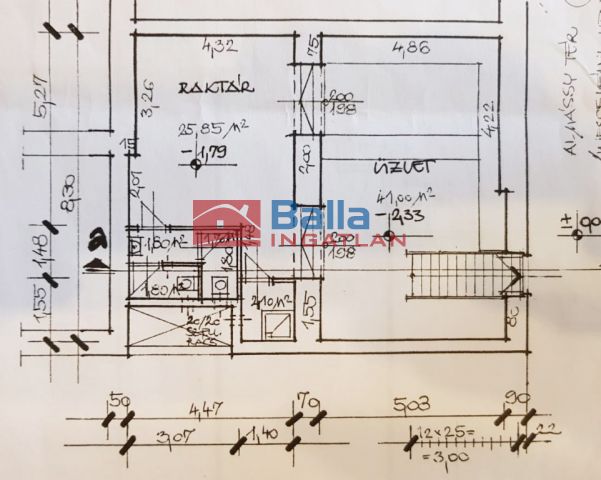 VII. Kerület (Középső-Erzsébetváros) - Almássy tér:  74 m²-es üzlethelyiség utcai bejárattal   (34'500'000 ,- Ft)