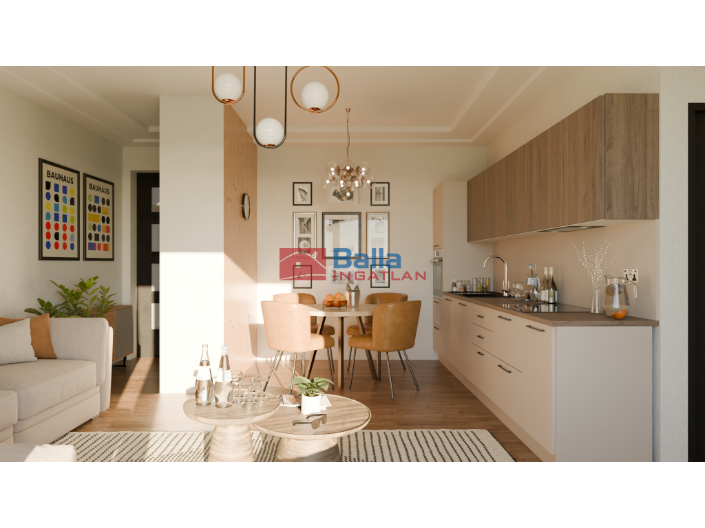 Hatvan, Városközpont mellett, 45 m²-es, társasházi lakás, 2 szobás