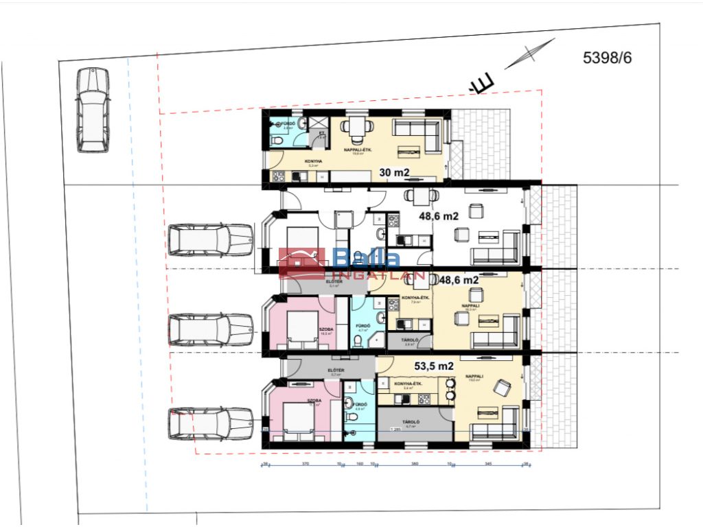 Tiszakécske, Fürdő utca, 49 m²-es, családi ház, 2 szobás, kiváló állapotú