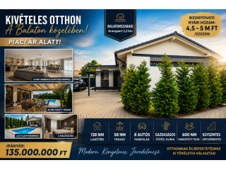 Eladó 138 m²-escsaládi ház Balatonszabadi, Balatonszabadi: 135'000'000 Ft