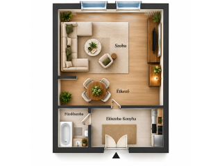Eladó 38 m²-estársasházi lakás II. kerület (Rózsadomb) , Bimbó út: 72'200'000 Ft