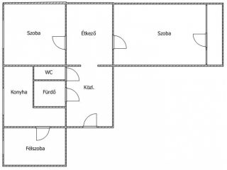 Eladó 60 m²-estársasházi lakás IV. Kerület (Újpest) , Munkásotthon utca: 270'000 Ft