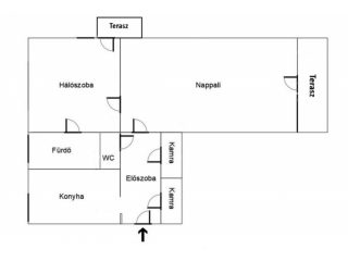 Eladó 54 m²-estársasházi lakás IX. Kerület (József Attila ltp.) , Börzsöny utca: 78'900'000 Ft