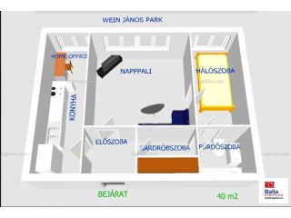Kiadó 40 m²-estársasházi lakás XIII. Kerület (Újlipótváros) , PANNÓNIA utca: 260'000 Ft