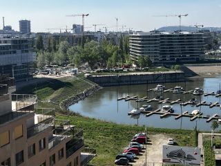 Eladó 83 m²-estársasházi lakás XIII. Kerület (Vizafogó – Marinapart) , Úszódaru utca: 159'900'000 Ft
