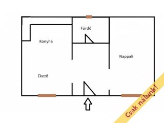 Eladó 36 m²-esházrész XIX. Kerület (Kertváros) , Jáhn F utca: 34'900'000 Ft