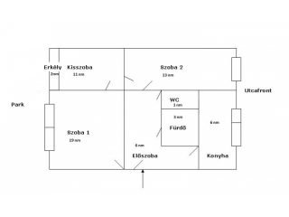 Eladó 69 m²-estársasházi lakás XV. Kerület (Újpalota) , Erdőkerülő utca: 76'900'000 Ft