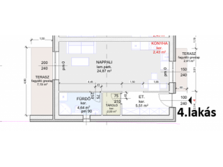 Eladó 40 m²-estársasházi lakás Hatvan, Géza fejedelem utca: 42'000'000 Ft