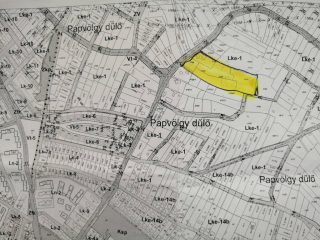 Eladó 16215 m²-estelek Vác, Papvölgy utca: 100'000'000 Ft