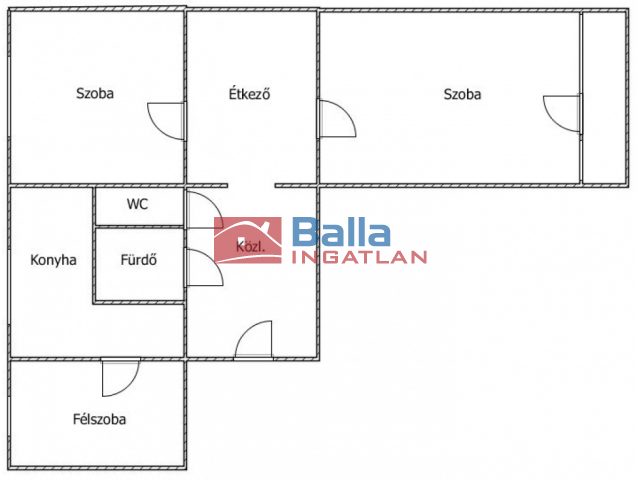 Eladó 60 m²-estársasházi lakás IV. Kerület (Újpest) , Munkásotthon utca: 270'000 Ft